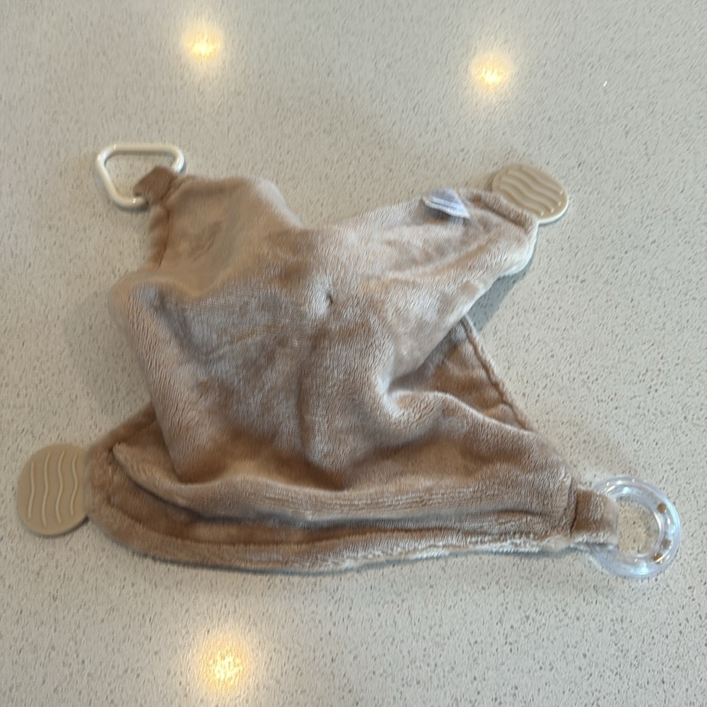 Modern Baby Snuggle Blankie Brown Lion Security Blanket Lovey Activity … - Picture 2 of 7
